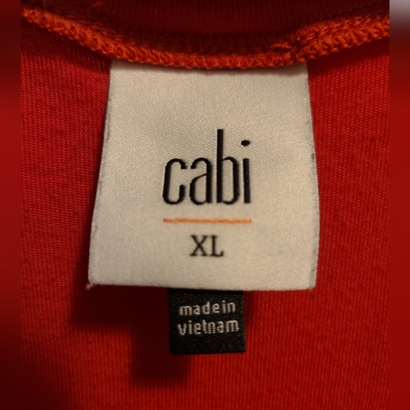 Cabi v-neck peplum t-shirt XL - Picture 4 of 6